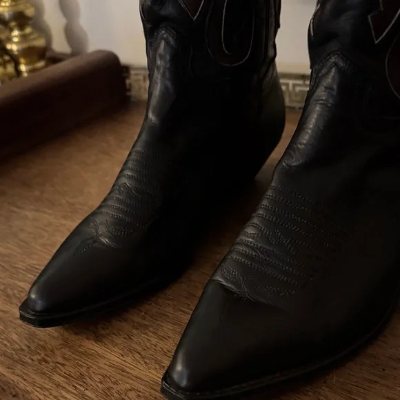 SEYCHELLES cowgirl boots. Made in Mexico real Vero Cucio Leather - Picture 4 of 9